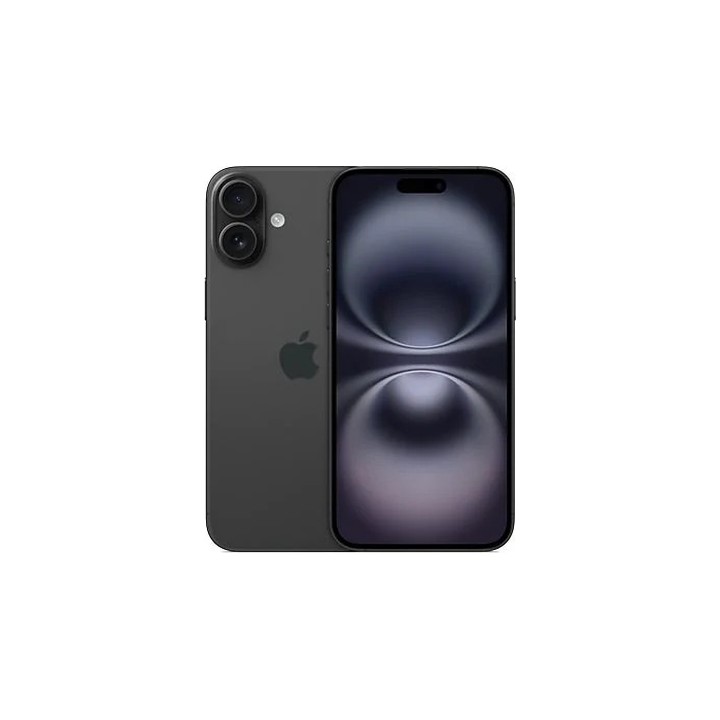 iPhone 16 128GB Negro - vista trasera y frontal