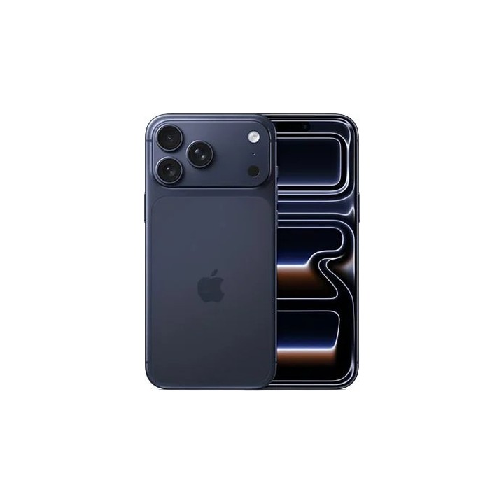 iPhone 17 Pro Max 256GB Azul Oscuro - vista trasera y frontal
