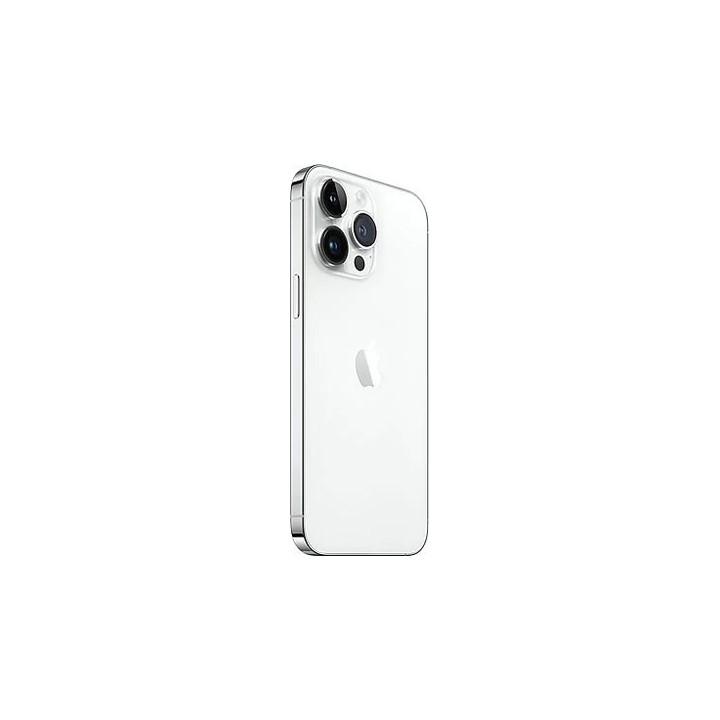iPhone 14 Pro Max 128GB Plata Usado - vista trasera en ángulo
