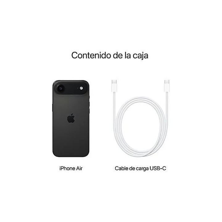 iPhone Air 256GB Negro Espacial - contenido de la caja