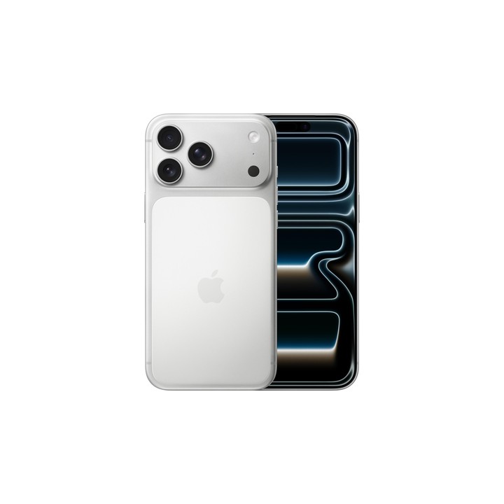 iPhone 17 Pro Max 256GB Plata - vista trasera y frontal