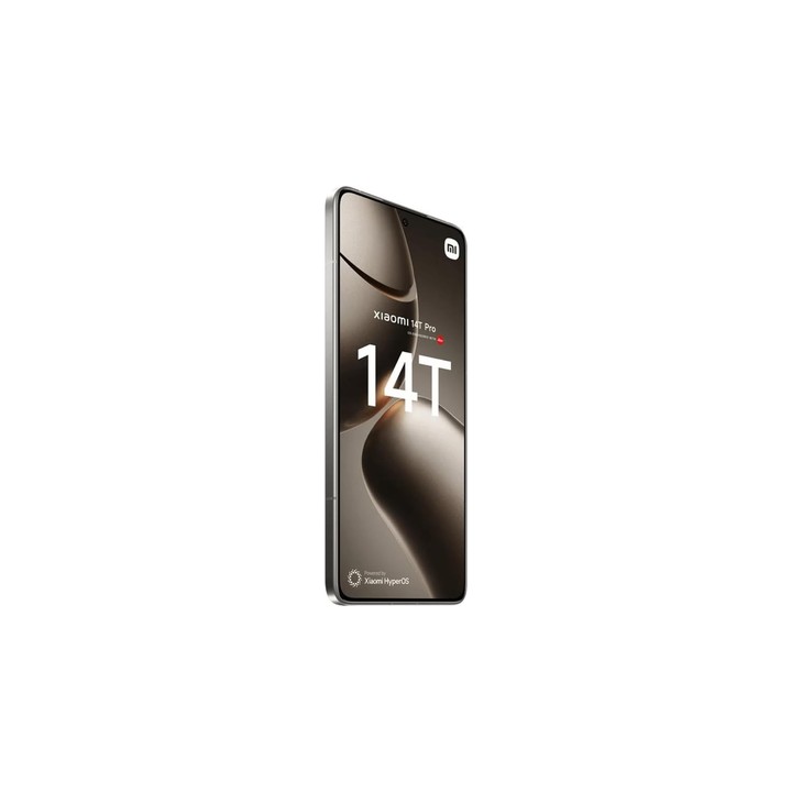 Xiaomi 14T Pro 1TB Titanio Gris - vista trasera y frontal