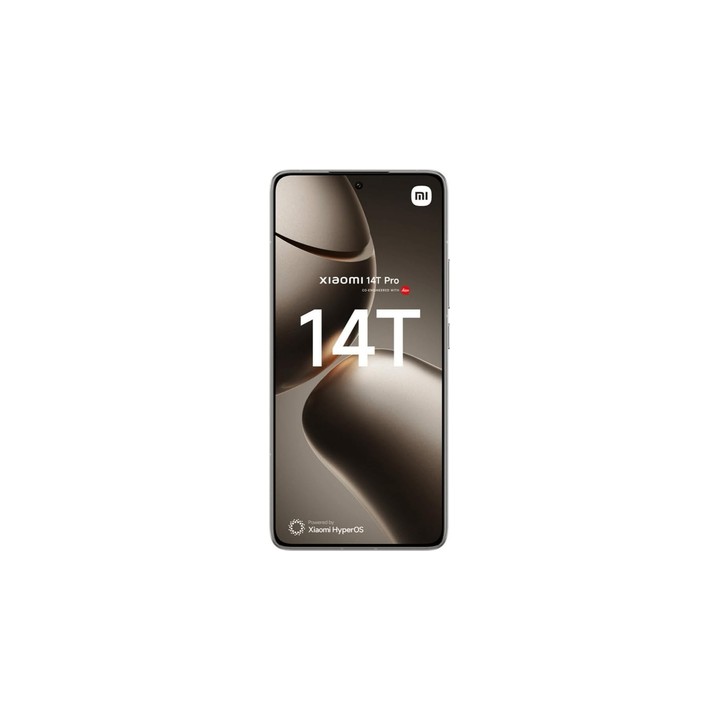 Xiaomi 14T Pro 1TB Titanio Gris - vista trasera y frontal