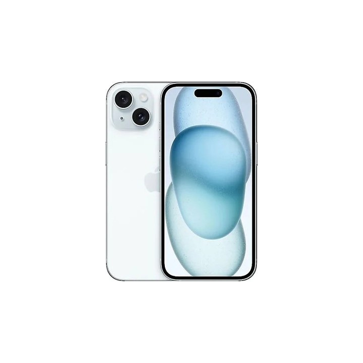 iPhone 15 128GB Azul - vista trasera y frontal