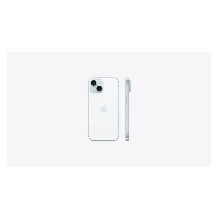 iPhone 15 128GB Azul - vista trasera y frontal
