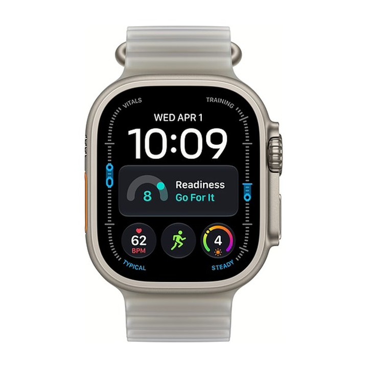 Apple Watch Ultra 4 49 mm con correa Ocean gris traslúcido