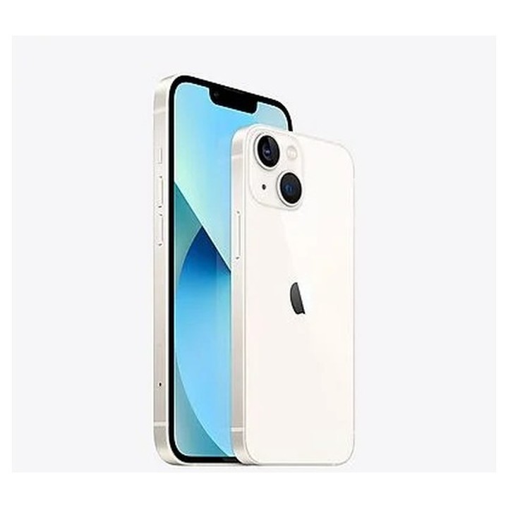 Apple iPhone 13 128GB Blanco usado - vista lateral