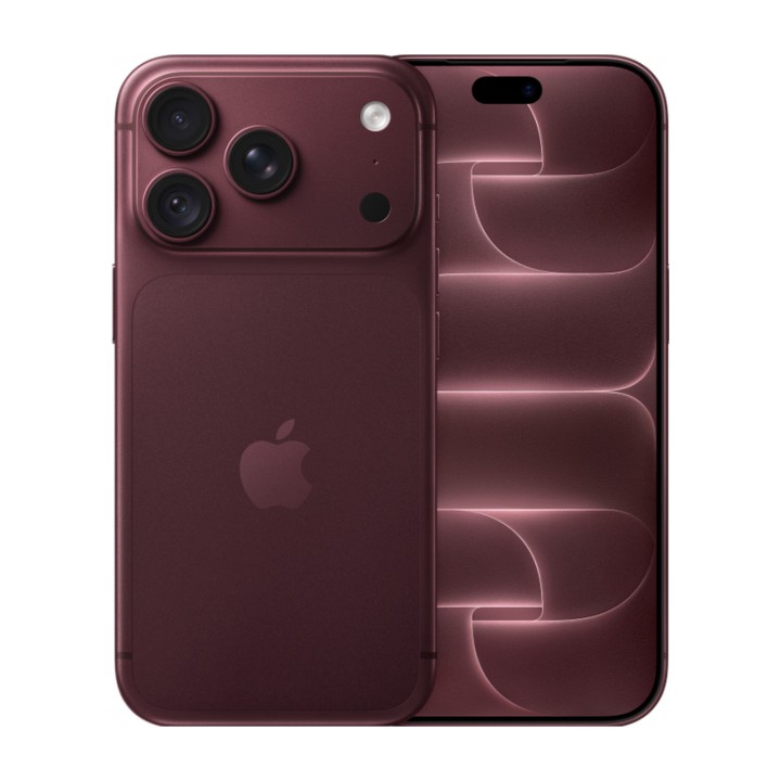 Apple iPhone 18 Pro 256GB Burdeos Open Box - vista frontal y trasera