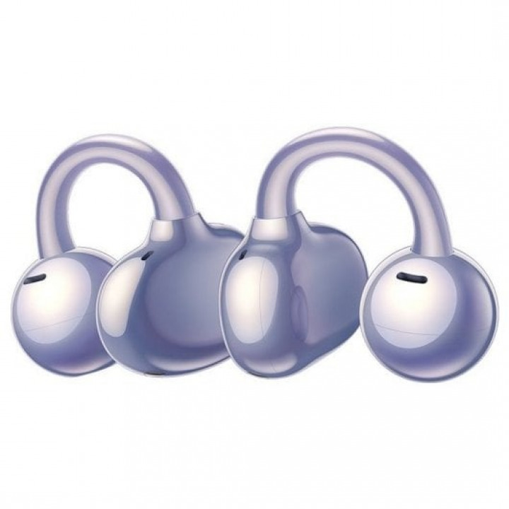 Huawei FreeClip Purple – Auriculares inalámbricos Open-Ear — vista de catálogo; imagen ilustrativa