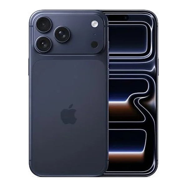 iPhone 17 Pro Max 256GB Azul Oscuro - vista trasera y frontal