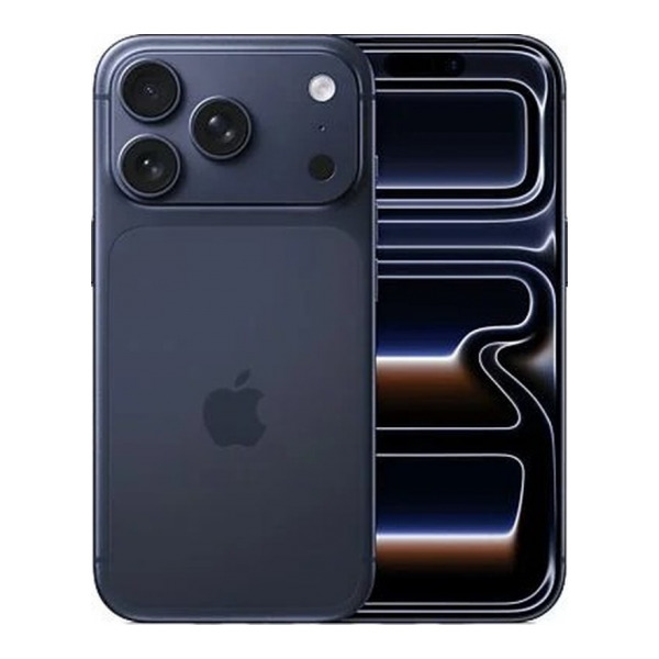 iPhone 17 Pro 256GB Azul Oscuro - vista trasera y frontal