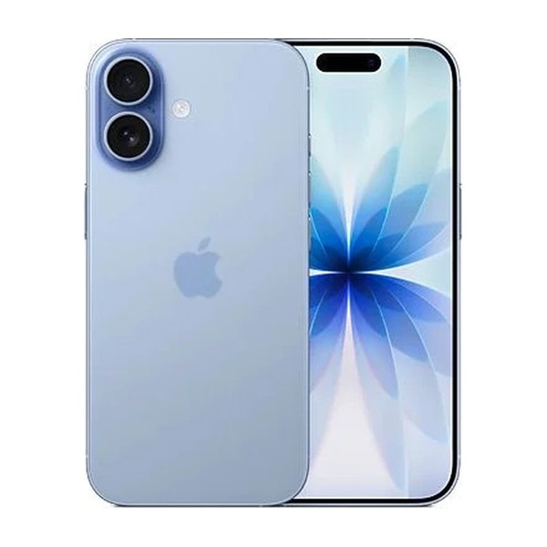 iPhone 17 256GB Azul - vista trasera y frontal