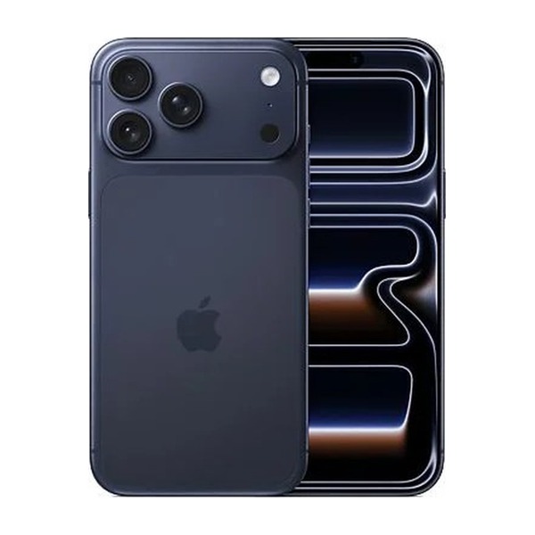 iPhone 17 Pro Max 256GB Azul Oscuro - vista trasera y frontal
