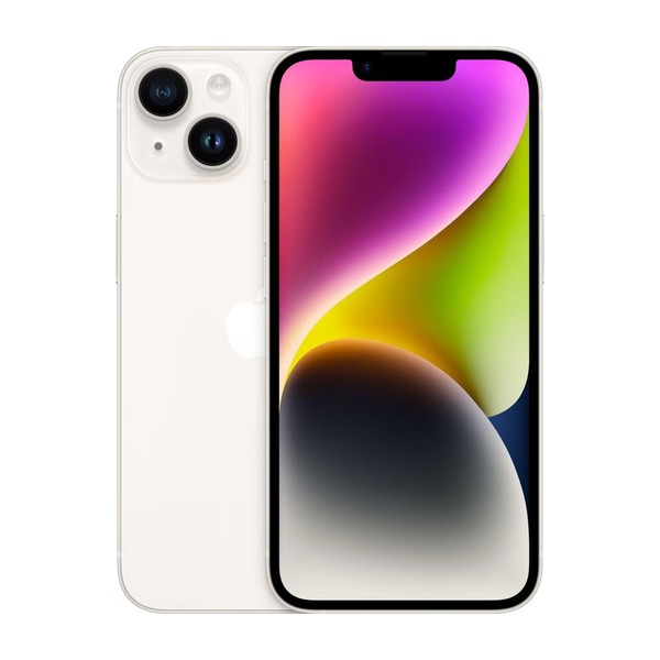iPhone 14 128GB Blanco Reacondicionado - vista trasera y frontal
