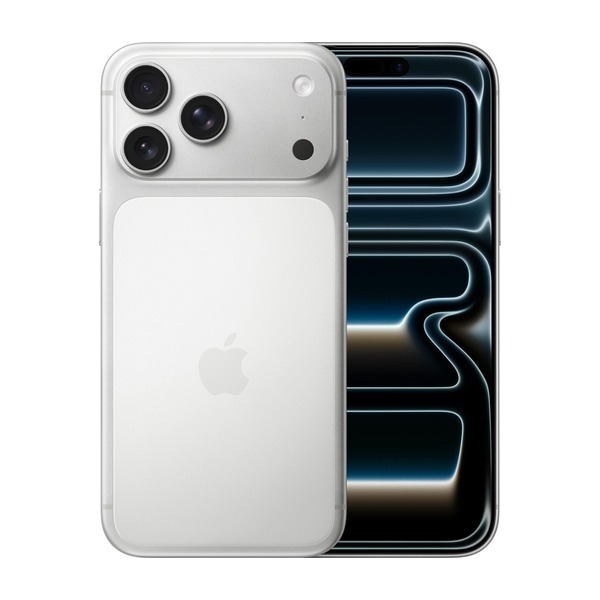iPhone 17 Pro Max 256GB Plata - vista trasera y frontal